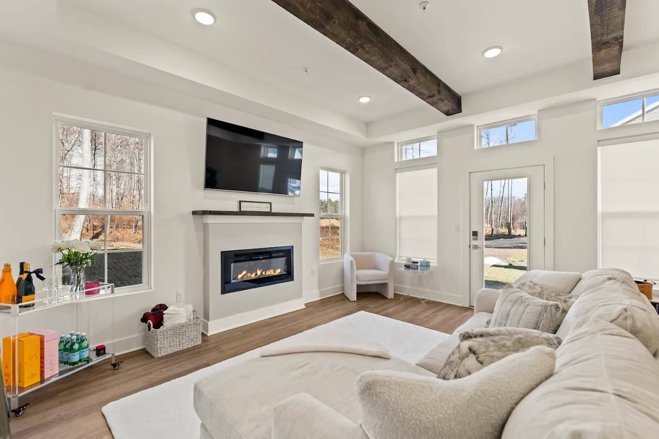 Common-area slabs left